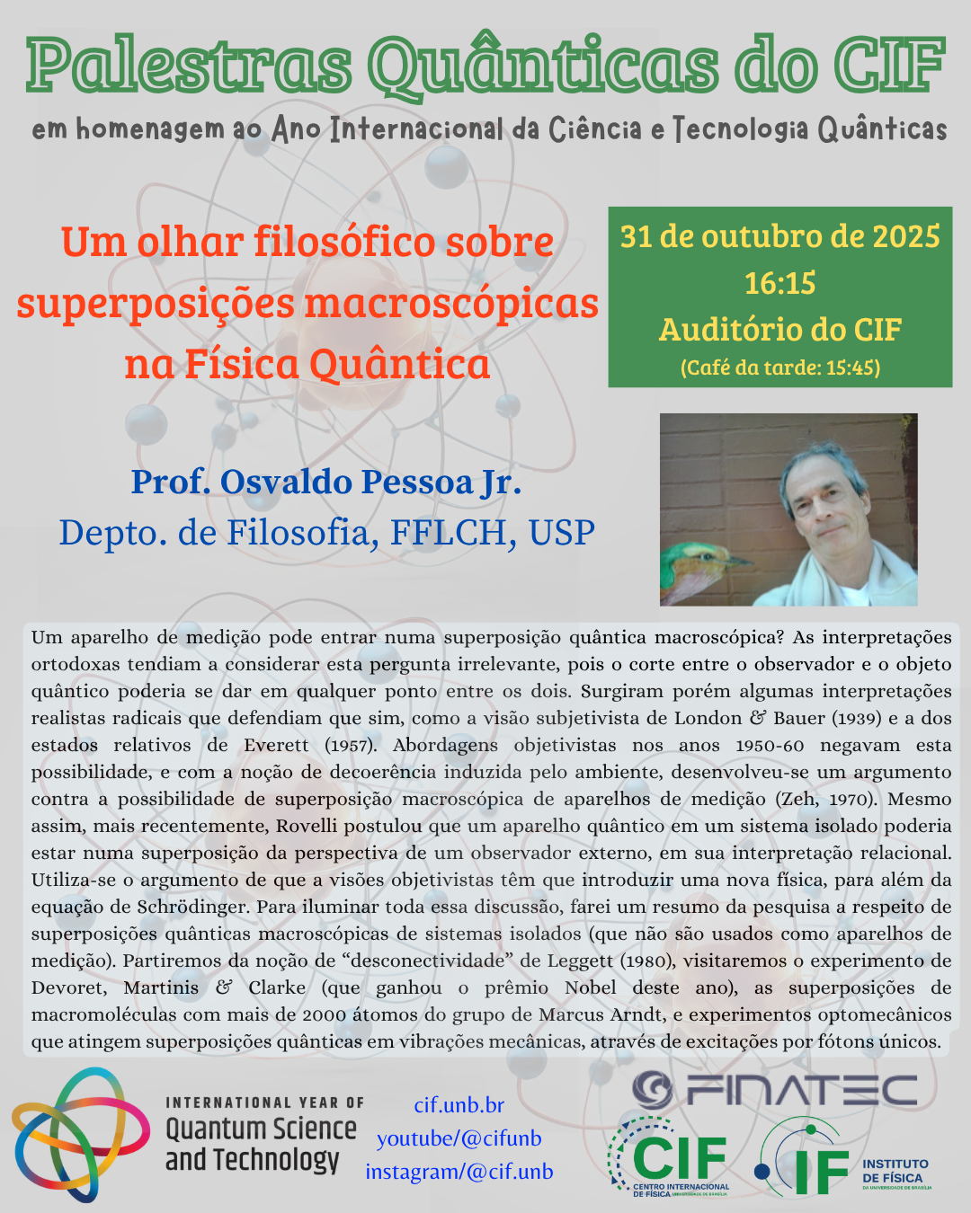 Palestras Quânticas do CIF